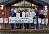 Chawton Park Farm anti-houses petition given to East Hampshire council