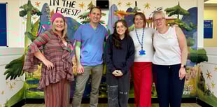Alton surgery children's waiting room transformed by animals mural