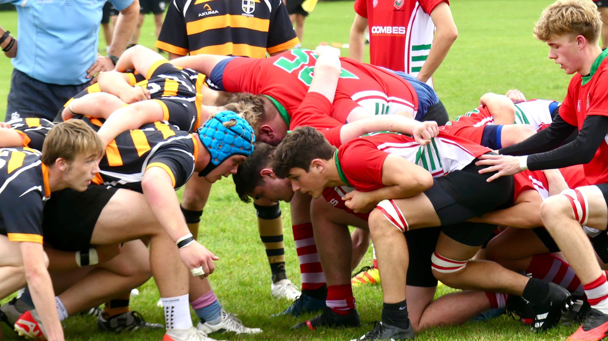 Action from Petersfield Colts’ 33-22 defeat at Portsmouth Colts