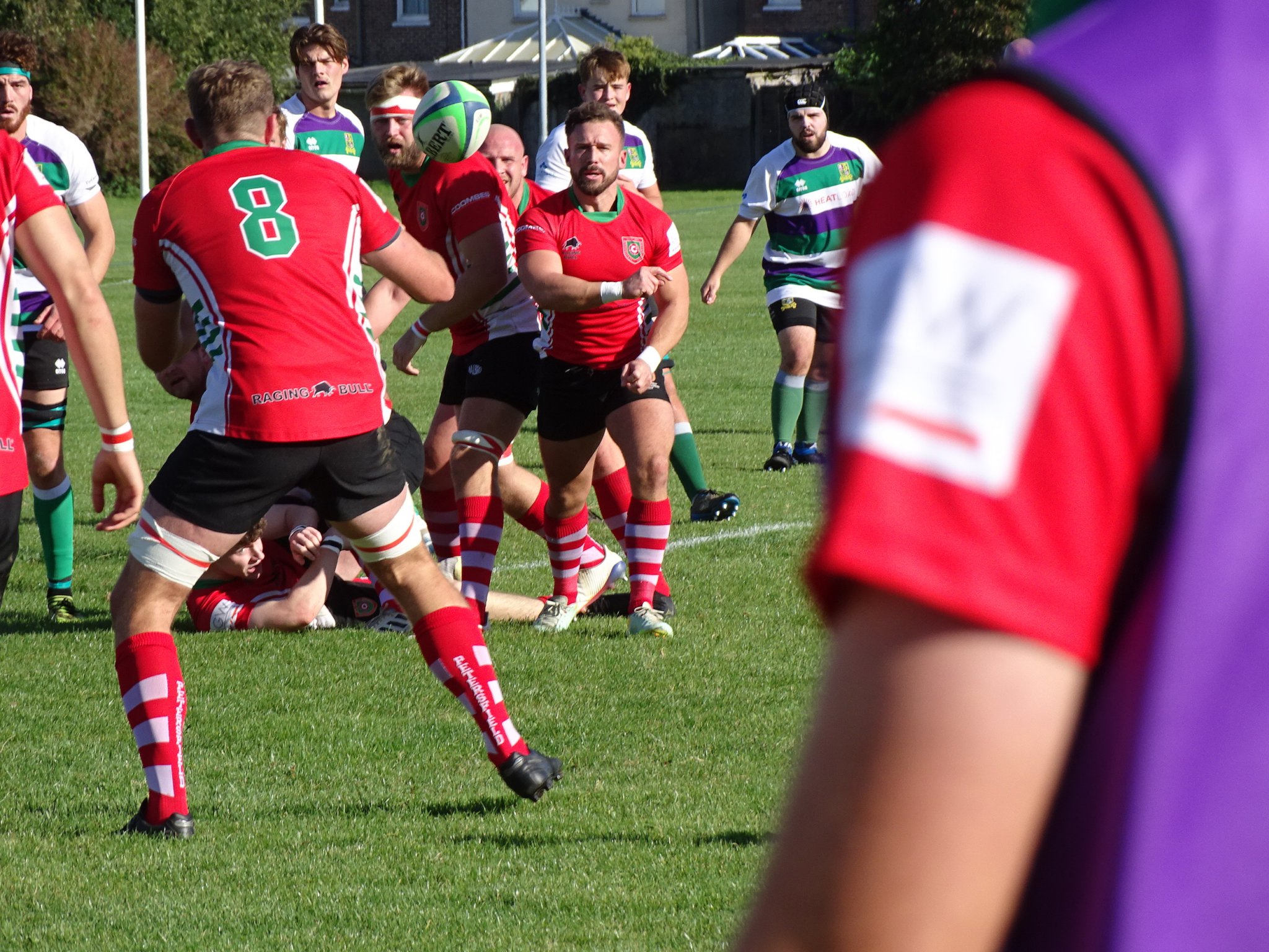 Alex Duffus gets Petersfield moving by finding team-mate Liam Perkins