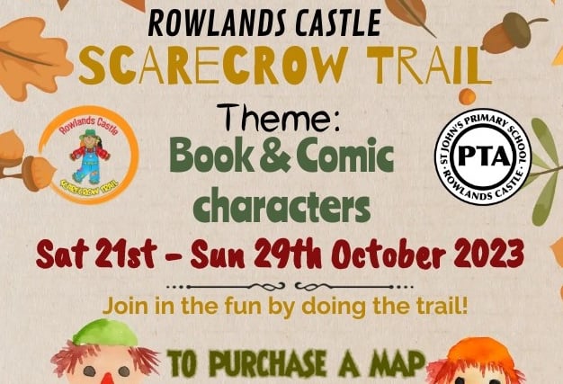 Stone the crows! Book and comic characters take over Rowlands Castle