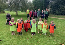 Flower power as Liss toddlers get involved in wildflower planting