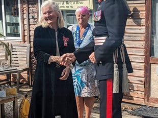 Former East Hampshire woman gets MBE for charity work in Cornwall