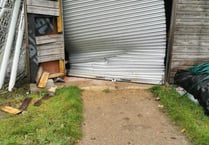Attempted ram raid on tractor shed at Fernhurst Recreation Ground