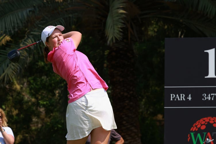 Farnham golfer Lottie Woad helped England’s women’s team to a best-ever finish at the World Team Championships in the United Arab Emirates