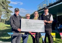 Blackmoor Golf Club hands over £16,000 cheque to sight loss charity