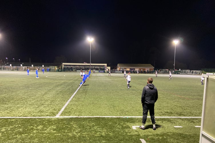 Action from Alton's 2-0 win against Baffins Milton Rovers