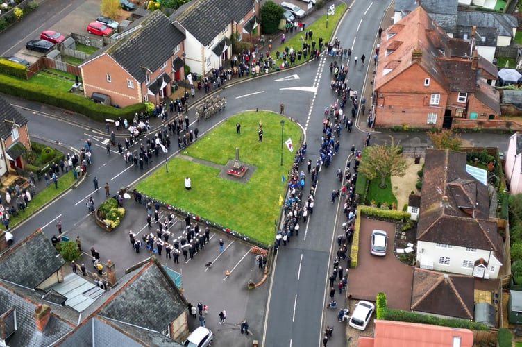 Liss Remembrance aerial
