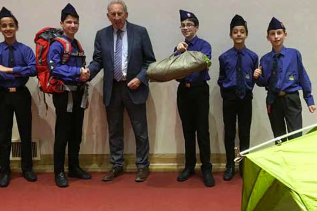 New camping equipment for 2nd Alton Boys' Brigade
