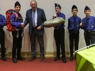 New camping equipment for 2nd Alton Boys' Brigade