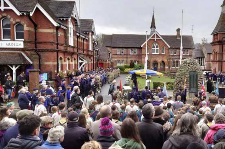 Remembrance Day, Alton, November 12th 2023.