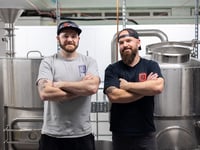 Beer lovers Dave Hall and Jason Delaney open a new brewery in Alton