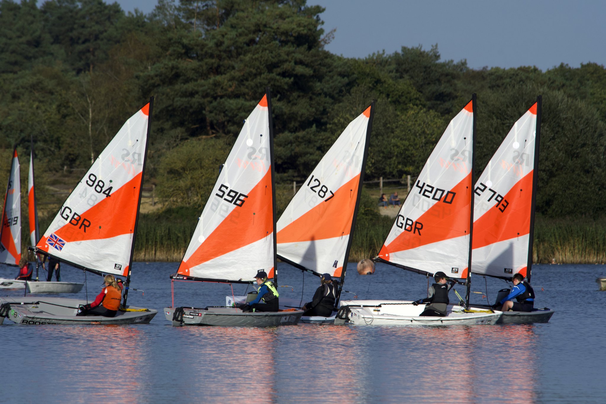 Frensham Pond Sailing Club celebrate RS Tera traveller series success