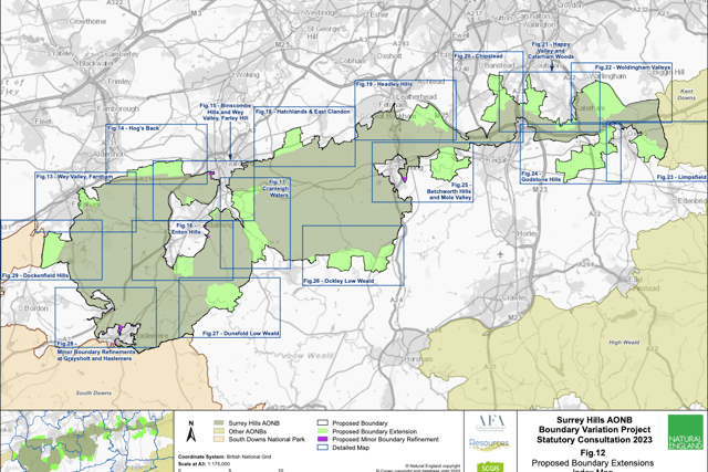 Surrey Hills no longer an AONB as tag is abolished after 65 years