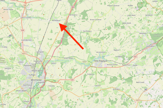 The quiet village of Micheldever is located just north-east of the M3 between Winchester and Basingstoke