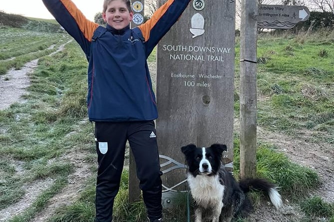 Echo and Archie 100 mile sponsored walk 