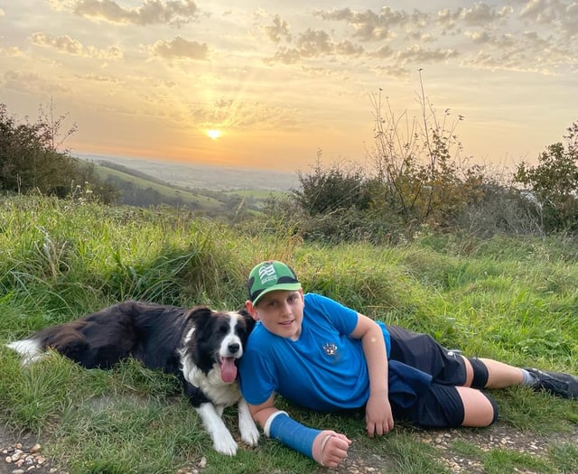 Twelve-year-old walks 100 miles for Haslemere Food Bank for Christmas