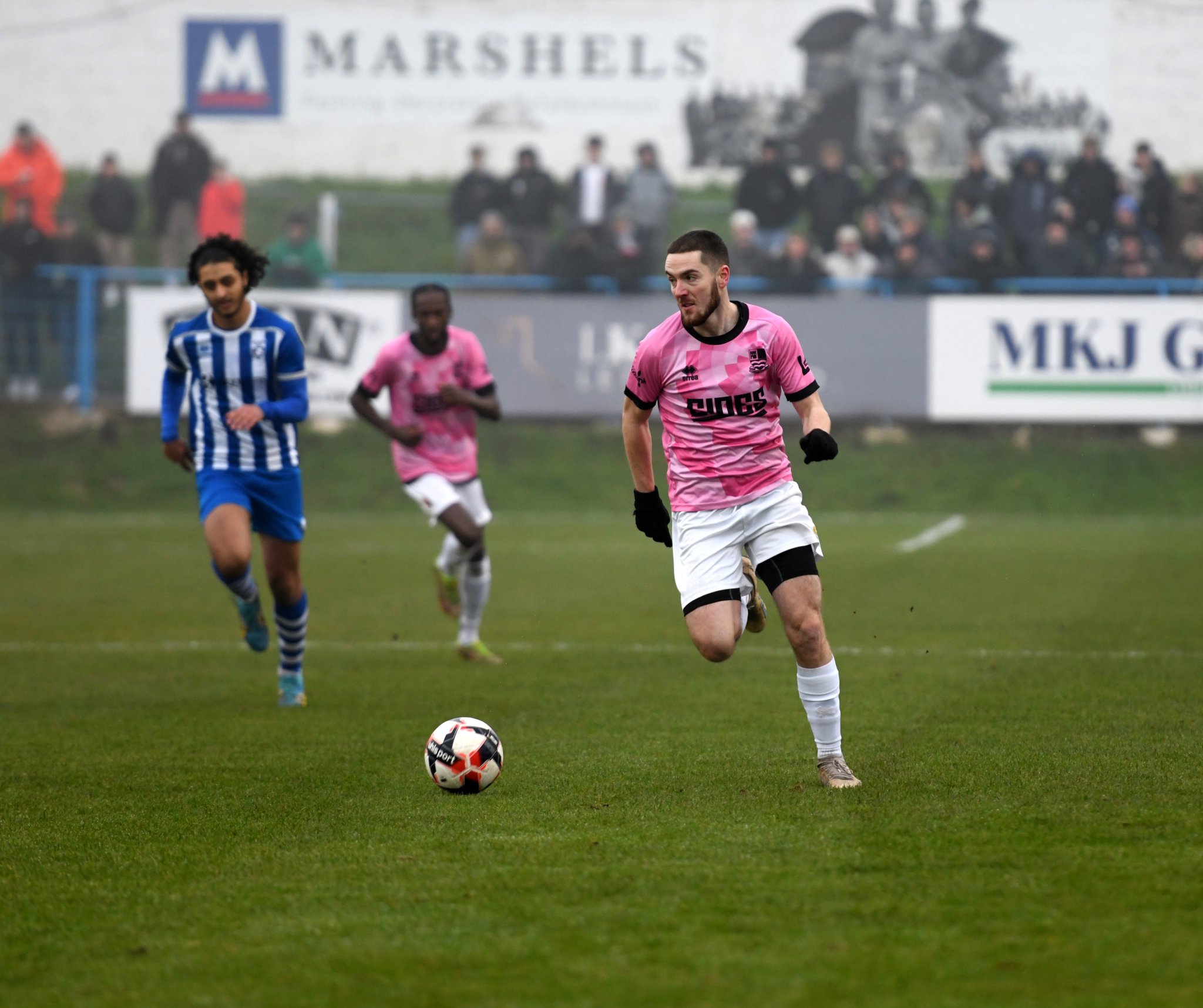 Darryl Sanders scored two goals for Farnham against Burnham