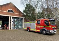 Festivities hotting up as Bordon Fire Station holds drive-thru grotto