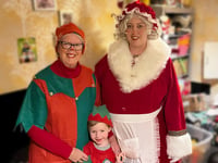 Mrs Claus is coming to town as Bordon mum  dresses the part for RSPCA