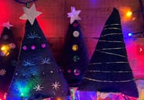 Felt Christmas Tree Workshop at Allen Gallery in Alton