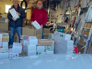 Huge response to Alresford Rotary Club Christmas shoebox appeal