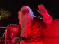 Santa's sleigh spotted in Farnham 