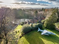 "Magnificent" home for sale comes with a rare jet plane in the garden