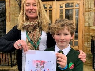Ditcham Park School pupil wins national Christmas card competition