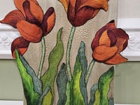 Widow's embroidered gift to Steep nursing home team and late husband