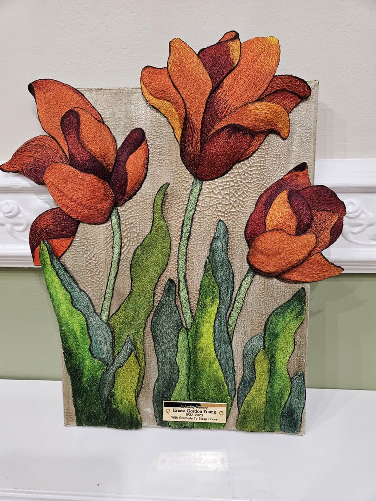 Steep Nursing Home embroidered tribute