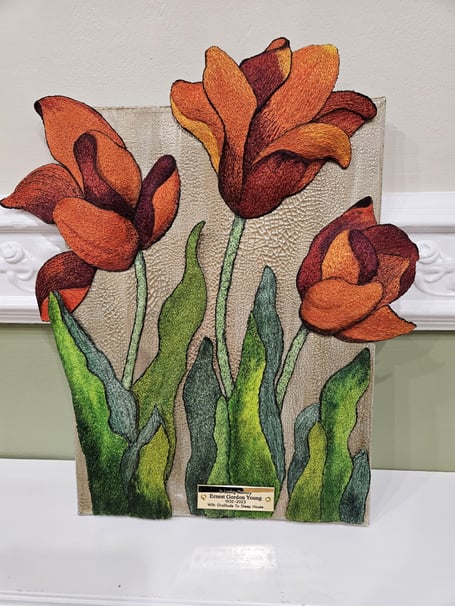 Steep Nursing Home embroidered tribute