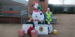 Woolmer Forest Lions thank Lindford pub as appeal raises over £2k