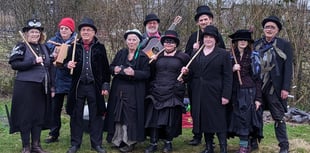 VIDEO: Wassailing draws big crowd to Petersfield Community Garden