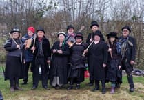 VIDEO: Wassailing draws big crowd to Petersfield Community Garden
