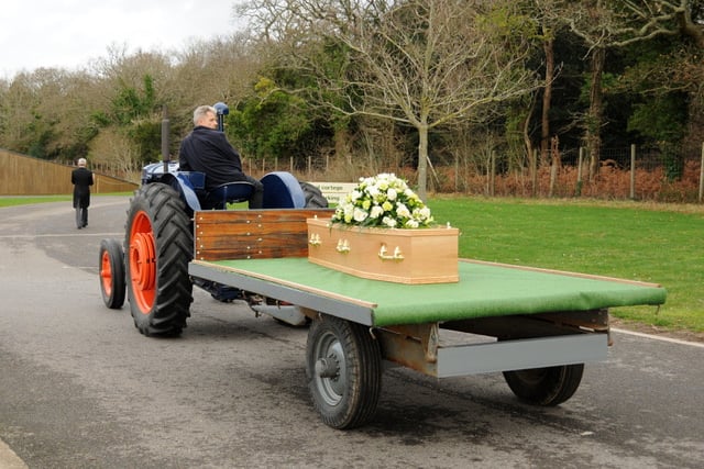 Fitting final journey for vintage tractor enthusiast from Petersfield