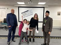 Whitehill & Bordon Walk for Peace cash given to good causes