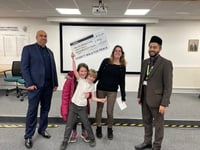 Whitehill & Bordon Walk for Peace cash given to good causes