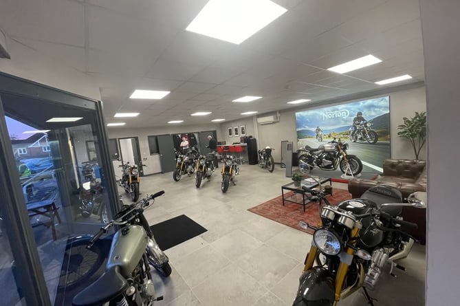 The Norton Motorcycles franchise opened last Thursday on the A272 between Petersfield and Langrish