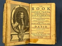 Fernhurst family's 1679 copy of The Book of Common Prayer auctioned