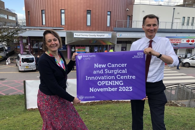 Chancellor Jeremy Hunt: Start of cancer centre work is great news