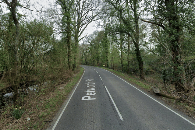 Man arrested after single-vehicle crash near Chiddingfold Golf Club