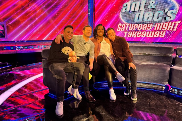 Ant and Dec meet Dogs for Autism assistance Labrador puppy Buddy