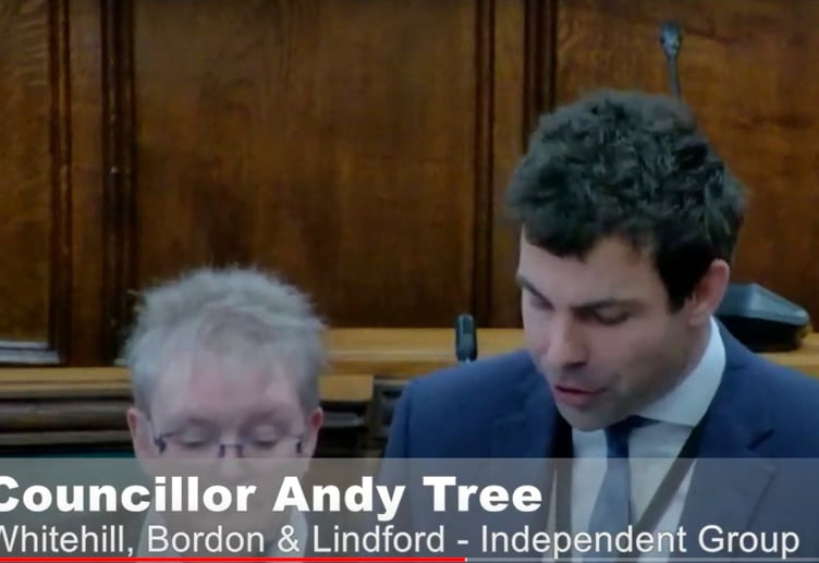 Cllr Tree live broadcast