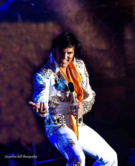 Chris Connor as Elvis Presley.