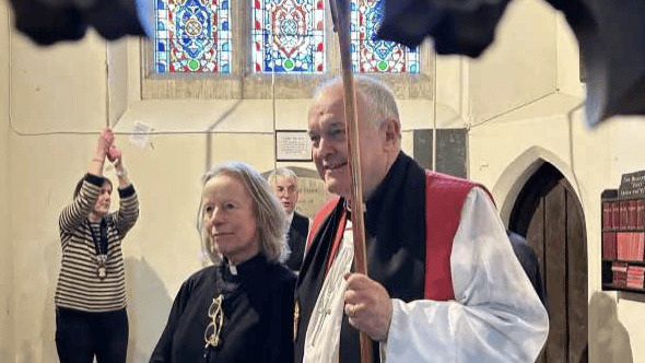 Blessing service for refurbished bells at St James in East Tisted 