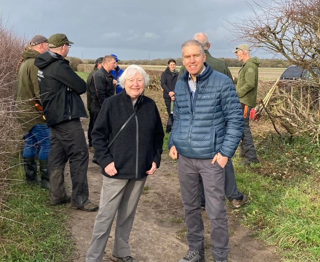 Eleventh heaven as Petersfield-area councillor hands out £8k in grants