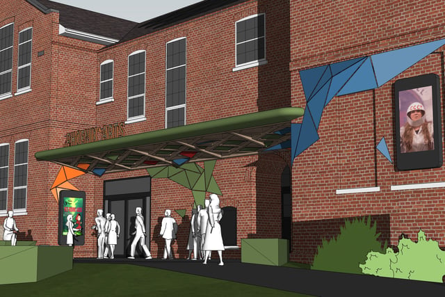 Plans to revamp theatre with pink or green canopy put forward