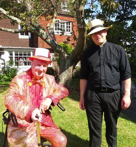 David Weeks and Rev Hughes