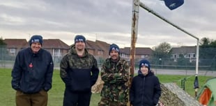 Hardy Petersfield quintet sleep rough for homeless military veterans